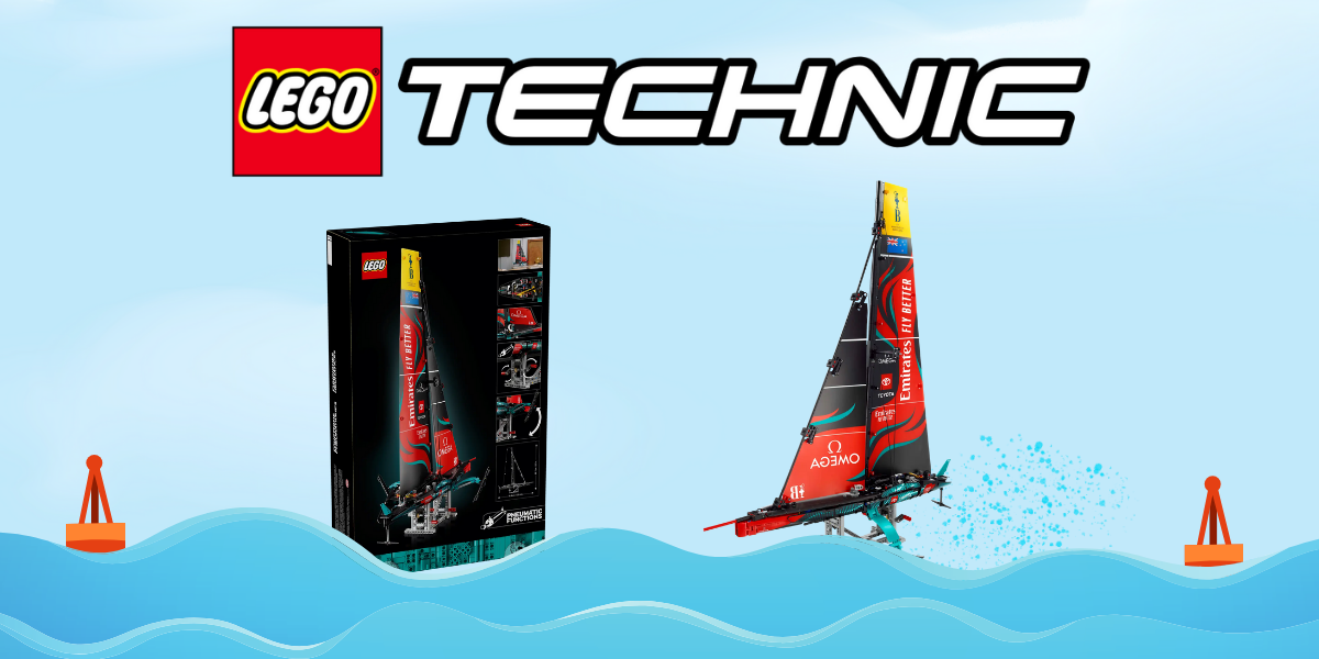 Sail into Action with LEGO Technic’s Emirates Team New Zealand AC75 Yacht!